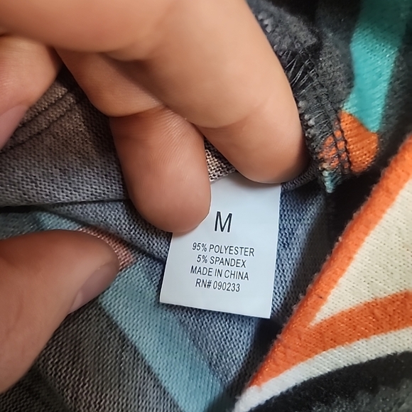 WOMEN Nollie Aztec button down lightweight cardigan sweater pockets medium gray - Picture 6 of 7